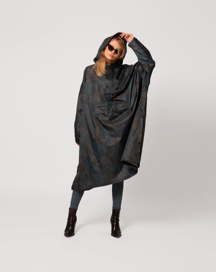 RAINKISS - Regenponcho - Storm Camo
