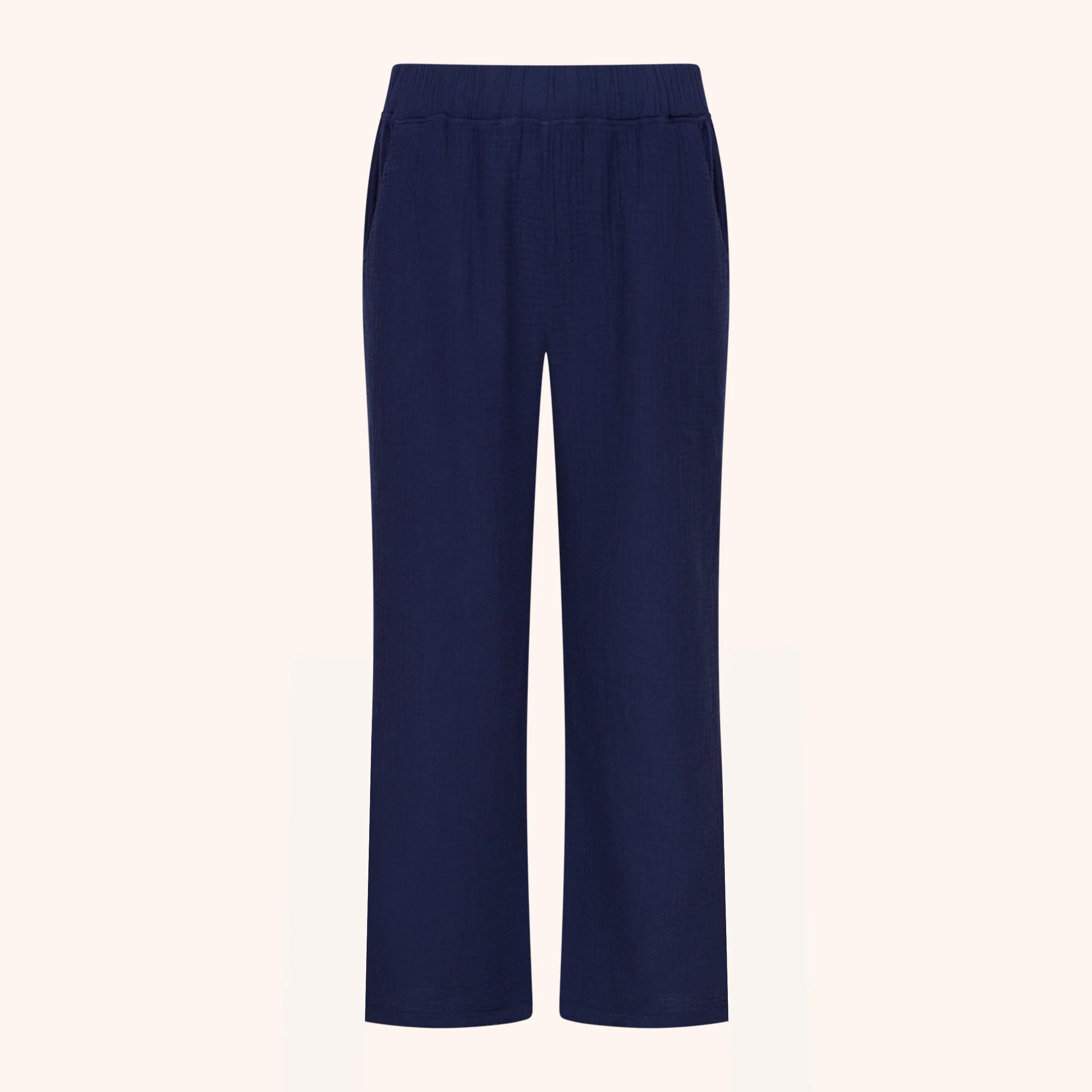 Nordlicht Musselin Hose LEJA Natur - 100% Bio Baumwolle