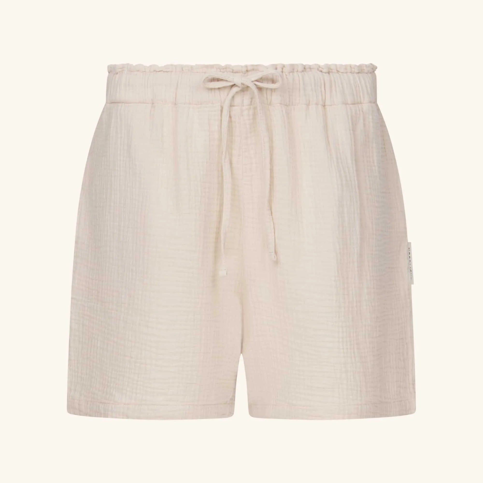 Nordlicht Musselin Shorts LEJA Natur - 100% Bio Baumwolle - BAER STORE