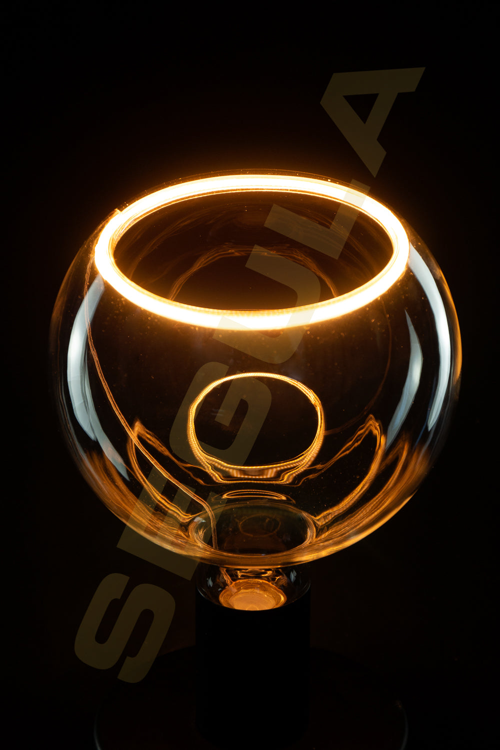 LED Floating Globe 150 smokey grau