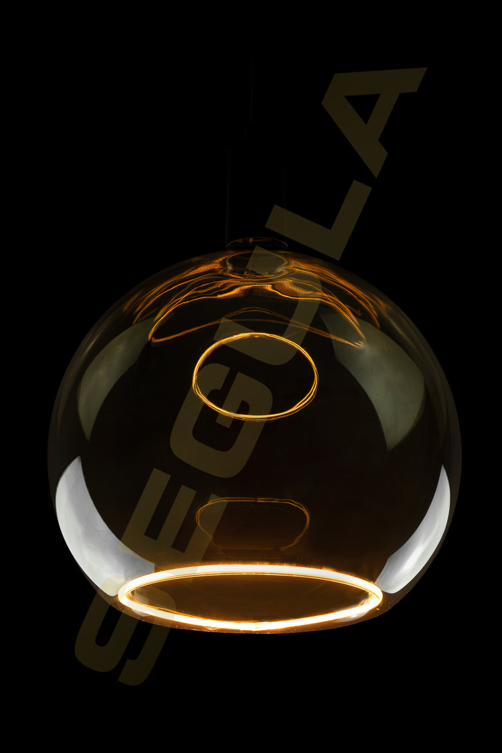 LED Floating Globe 300 smokey grau